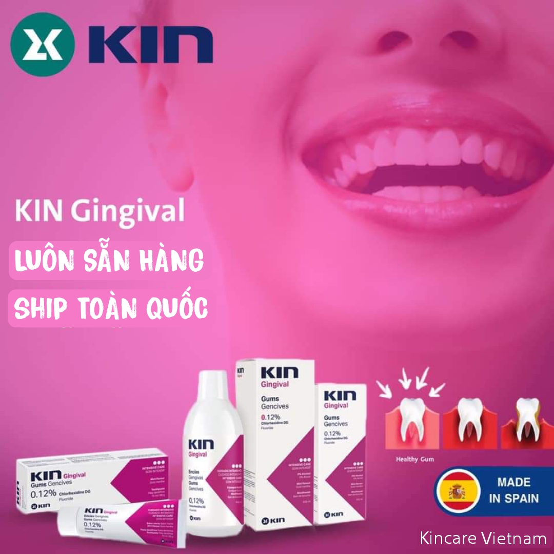 COMBO NƯỚC SÚC MIỆNG VÀ KEM ĐÁNH RĂNG KIN GINGIVAL