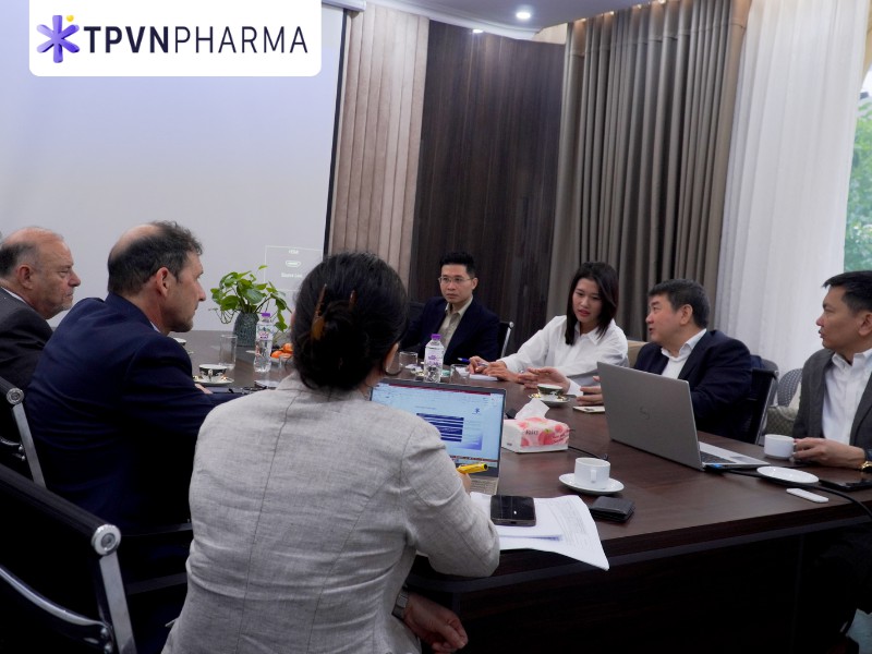 Khung cảnh cuộc họp tổng kết hoạt động TPVN Pharma v&agrave; Catalysis
