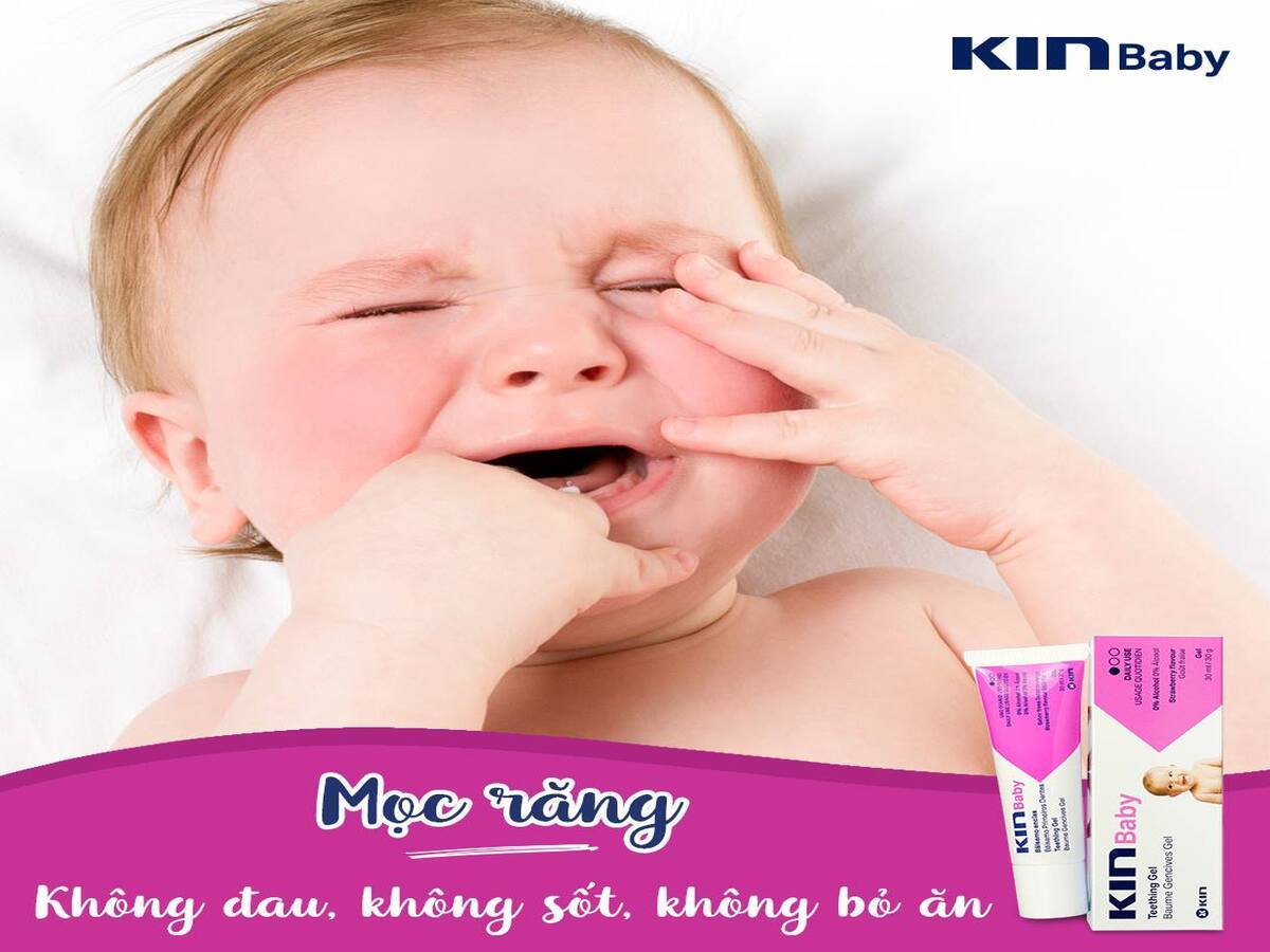 KIN BABY - GEL BÔI LỢI CHỐNG VIÊM LOÉT MIỆNG CHO TRẺ