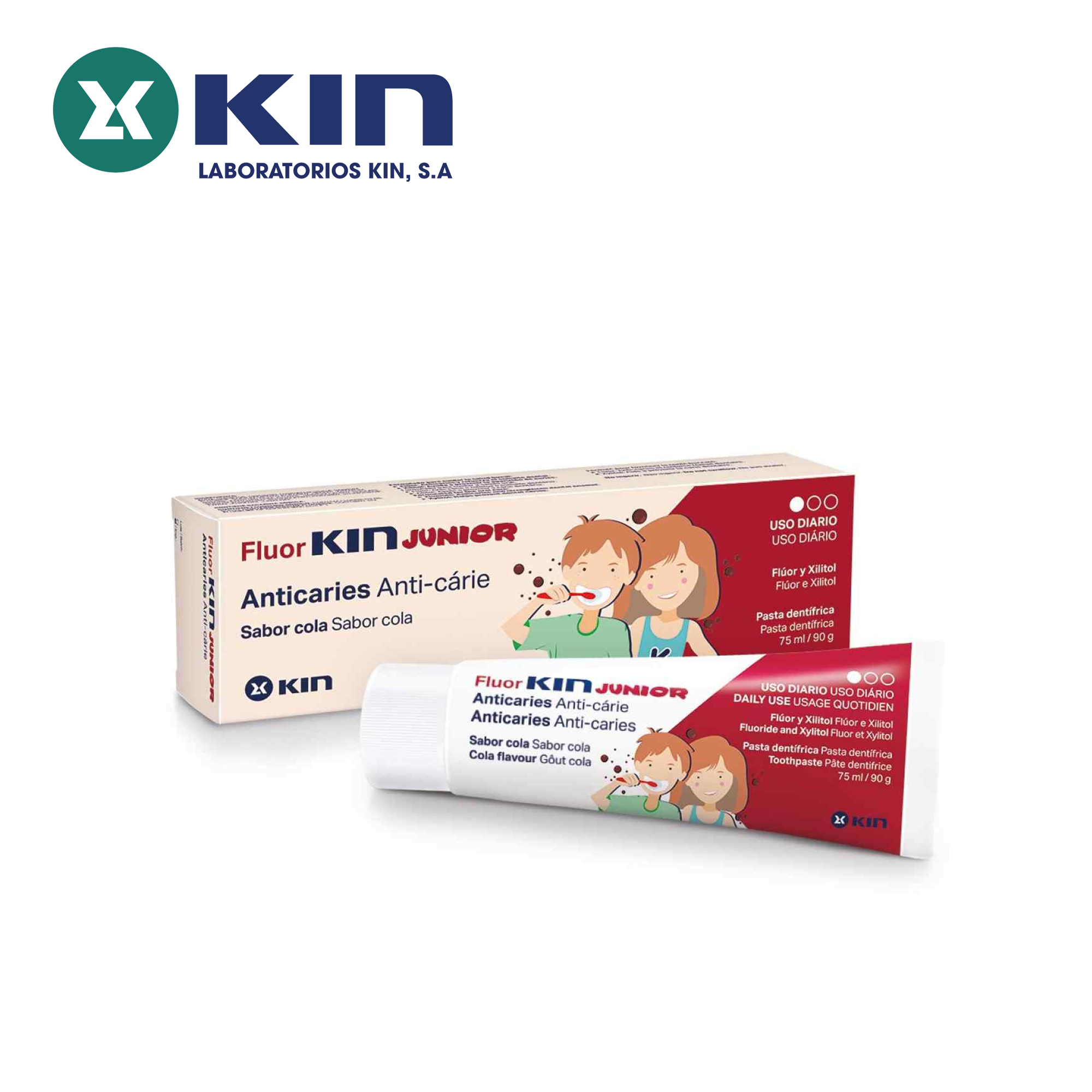 FLUORKIN JUNIOR - KEM ĐÁNH RĂNG CHO TRẺ TỪ 6-12 TUỔI