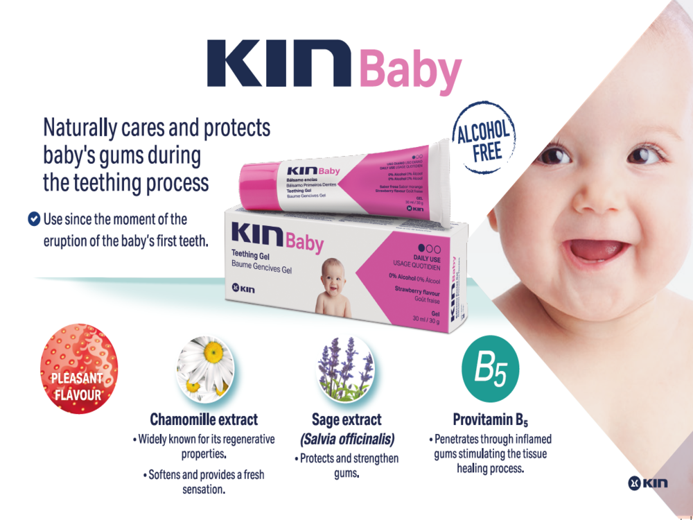 KIN BABY - GEL BÔI LỢI CHỐNG VIÊM LOÉT MIỆNG CHO TRẺ