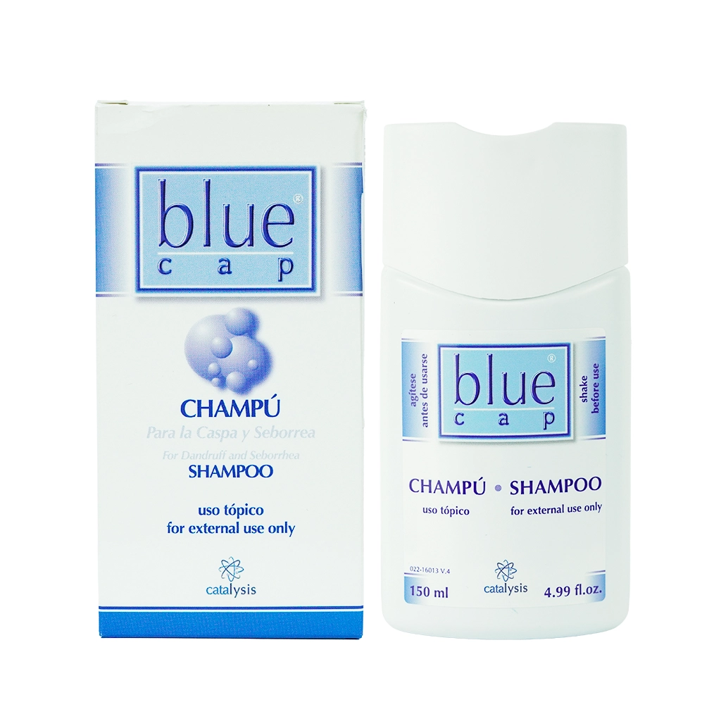 Blue Cap Shampoo – Dầu gội hỗ trợ viêm da tiết bã gàu, vảy nến (150 ml)