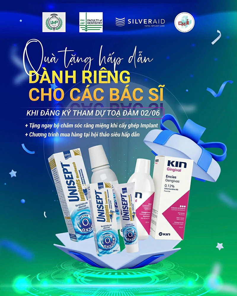 Chương trình quà tặng cho bác sĩ đăng kí tham gia hội thảo