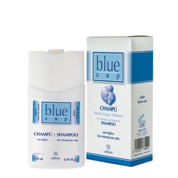Blue Cap Shampoo – Dầu gội hỗ trợ viêm da tiết bã gàu, vảy nến (150 ml)