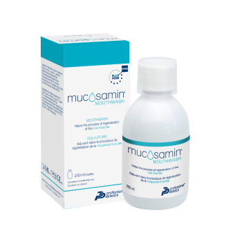 Dung dịch súc miệng Mucosamin Mouthwash phục hồi các mô niêm mạc (250 ml)
