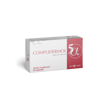 Viên uống Complidermol 5 Alpha ngăn ngừa rụng tóc do rối loạn nội tiết tố nữ (60 viên)