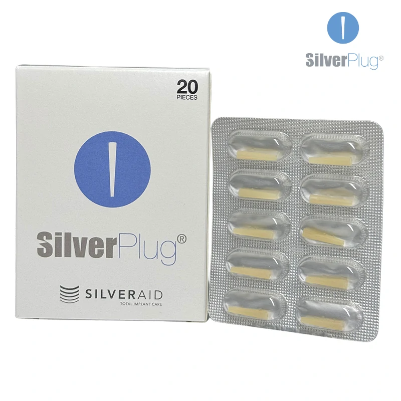 SilverPlug - Vật liệu bịt lỗ vít Abutment ngăn viêm quanh Implant (20 thanh)