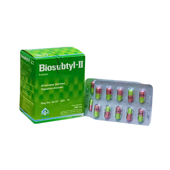 Biosubtyl-II – Thuốc điều trị tiêu chảy, rối loạn tiêu hóa (10 vỉ x 10 viên)