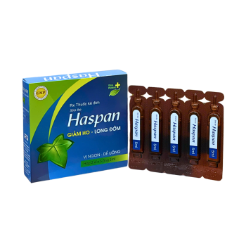 Siro Haspan – Giảm ho, long đờm (chỉ nhận đặt từ quầy thuốc, phòng khám, bệnh viện)