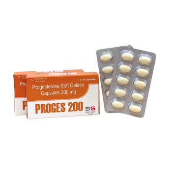 Proges 200 – Thuốc điều trị thiếu hụt progesterone cho phụ nữ (10 viên)