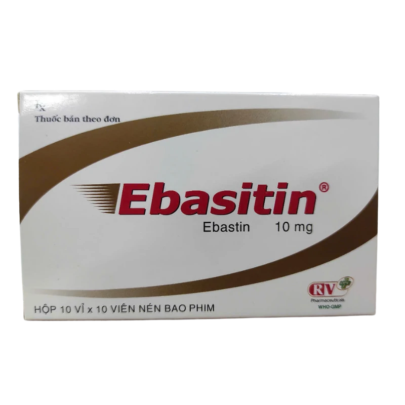 Ebasitin – Thuốc điều trị viêm mũi dị ứng, nổi mày đay (10mg)